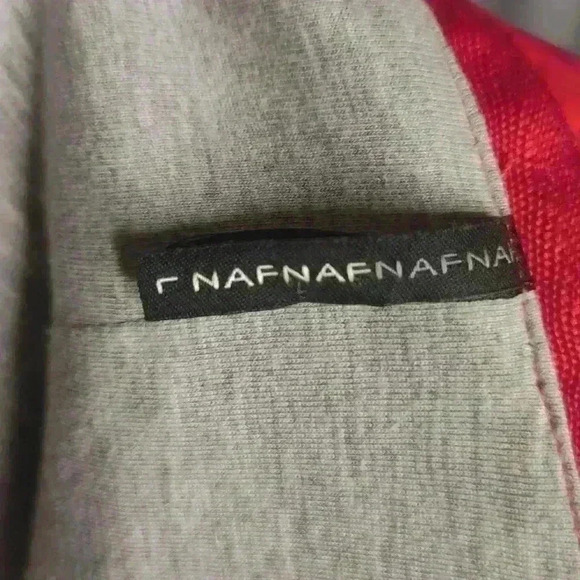 Vintage Red Naf Naf Nylon jacket Size S - Picture 7 of 10